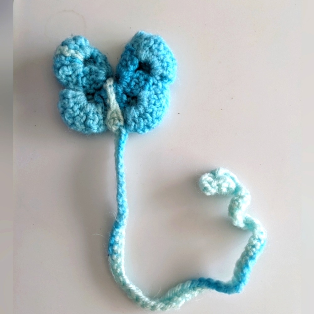 📓NEW Bookmark Butterfly HAND CRAFTED Crochet Handmade
